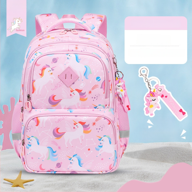 Ghiozdan Oxford pentru elevi de școală primară, respirabil, impermeabil, rezistent la uzură, cu protecție a coloanei vertebrale