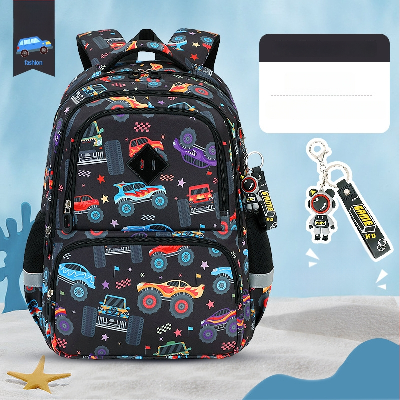 Ghiozdan Oxford pentru elevi de școală primară, respirabil, impermeabil, rezistent la uzură, cu protecție a coloanei vertebrale