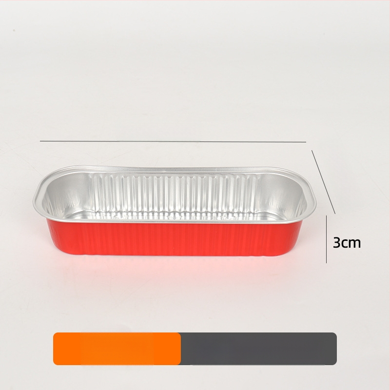 200 ml debeli pravokutni kalupi od aluminijske folije za pečenje, jednokratne upotrebe, otporni na visoke temperature