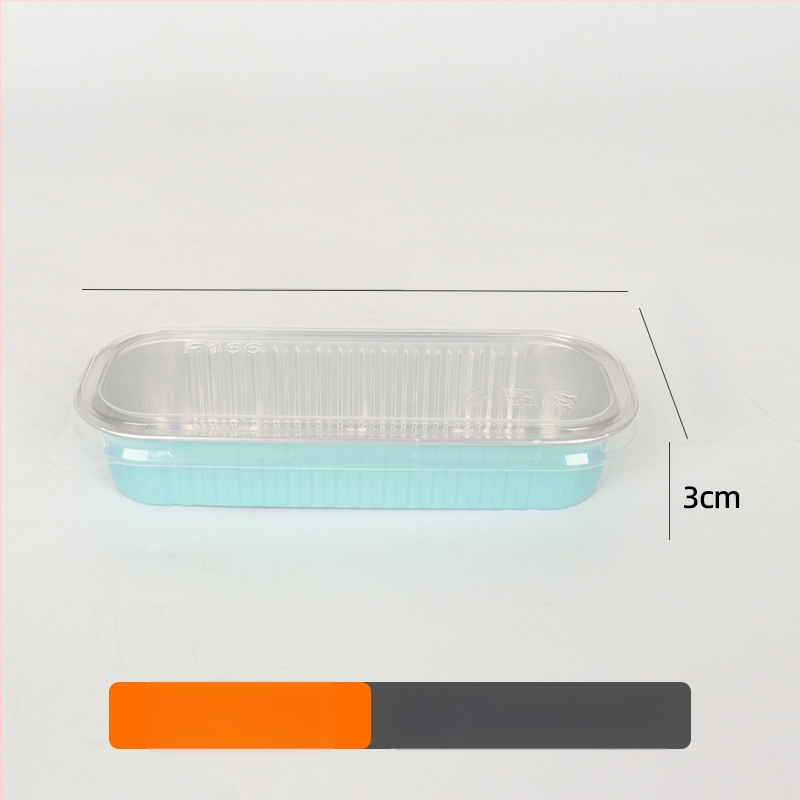 200 ml debeli pravokutni kalupi od aluminijske folije za pečenje, jednokratne upotrebe, otporni na visoke temperature