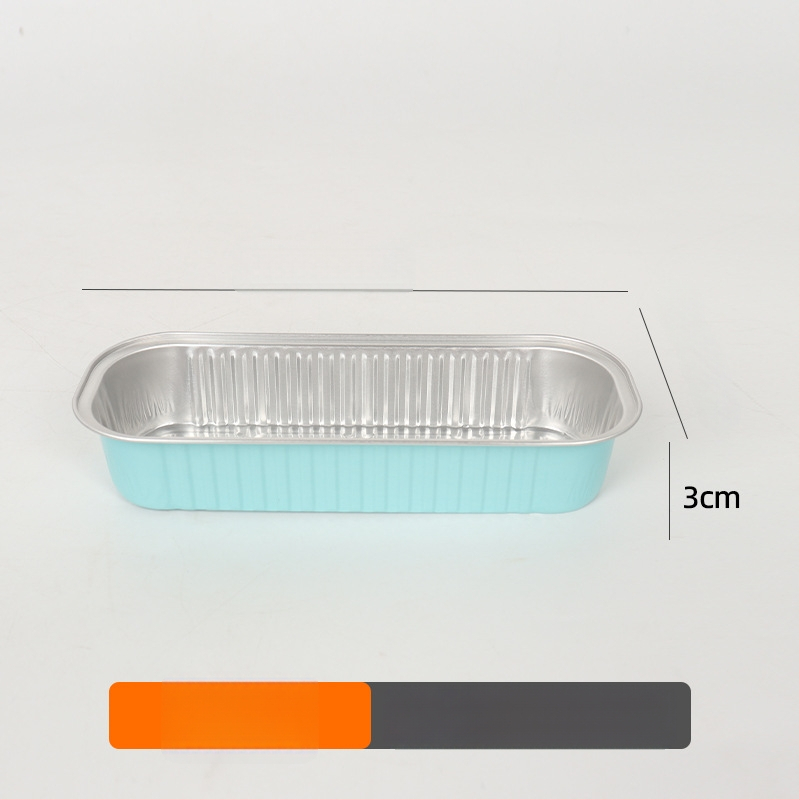 200 ml debeli pravokutni kalupi od aluminijske folije za pečenje, jednokratne upotrebe, otporni na visoke temperature