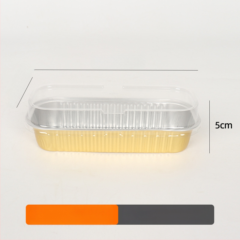 200 ml debeli pravokutni kalupi od aluminijske folije za pečenje, jednokratne upotrebe, otporni na visoke temperature