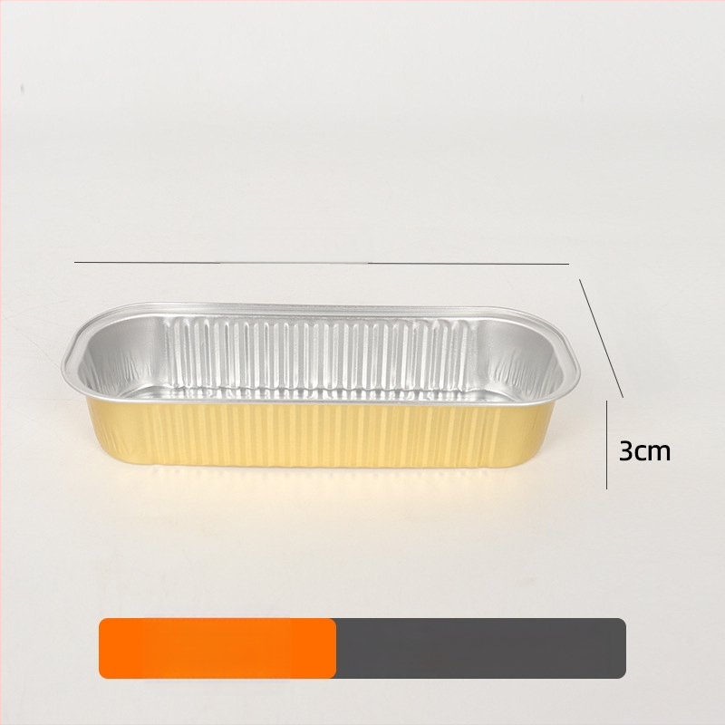 200 ml debeli pravokutni kalupi od aluminijske folije za pečenje, jednokratne upotrebe, otporni na visoke temperature