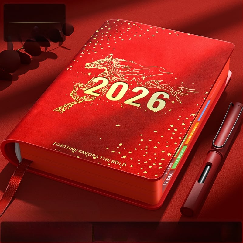 Nädalane planner PU kattega, juhtmevaba köide, Dowling paber, üle 400 lehekülje