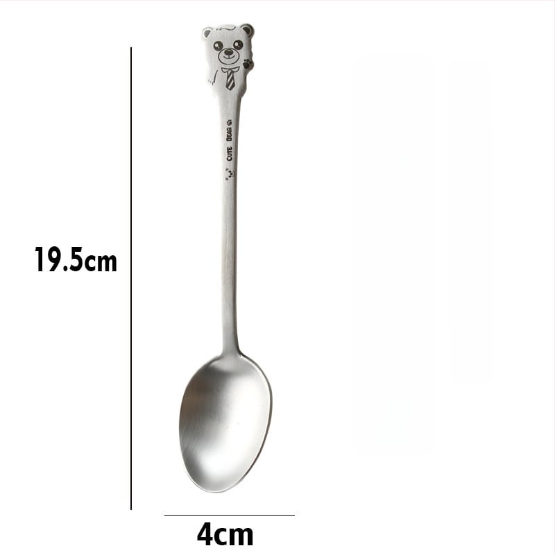 Σετ παιδικών μαχαιροπίρουνων από ανοξείδωτο ατσάλι 304 με σχέδιο κινουμένων σχεδίων και φινίρισμα καθρέφτη