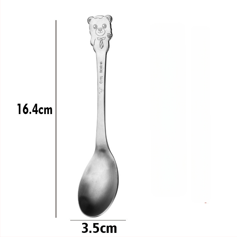 Σετ παιδικών μαχαιροπίρουνων από ανοξείδωτο ατσάλι 304 με σχέδιο κινουμένων σχεδίων και φινίρισμα καθρέφτη