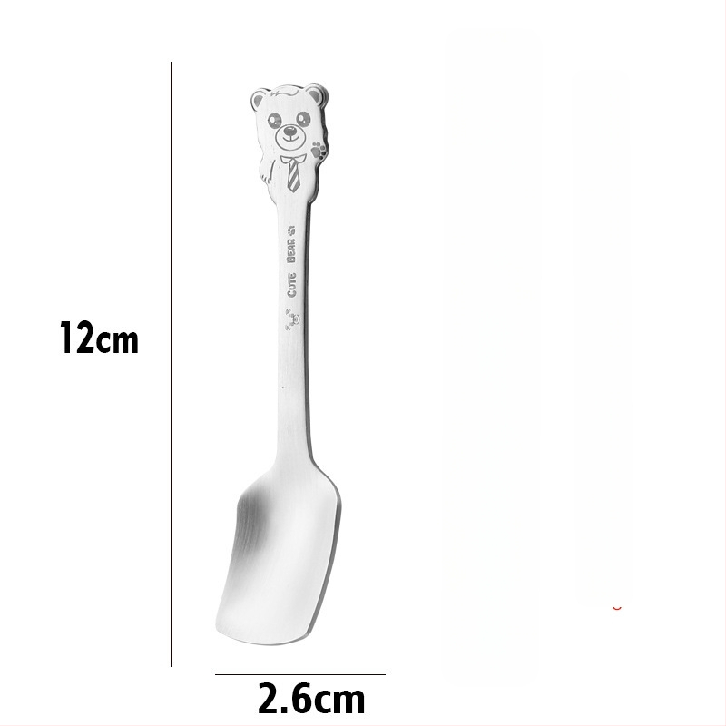 Σετ παιδικών μαχαιροπίρουνων από ανοξείδωτο ατσάλι 304 με σχέδιο κινουμένων σχεδίων και φινίρισμα καθρέφτη