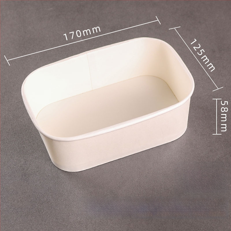 Jednokratna kutija od kraft papira pravokutnog oblika za dostavu hrane — voće, salate, ručak; 3 kg bruto težina; materijal: papir; oblik: pravokutnik; mikrovalna: Ne; razgradivo: Ne