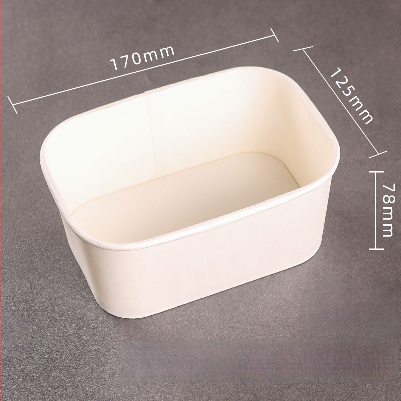 Jednokratna kutija od kraft papira pravokutnog oblika za dostavu hrane — voće, salate, ručak; 3 kg bruto težina; materijal: papir; oblik: pravokutnik; mikrovalna: Ne; razgradivo: Ne