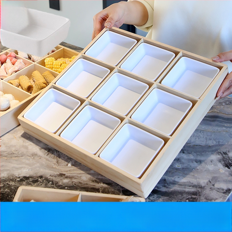 Devetodjelni pladanj za voće, jednostavan stil, prvoklasna kvaliteta, lansiran 2024.