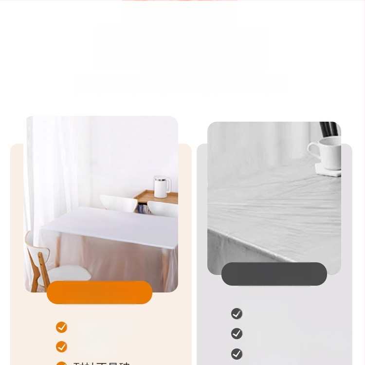 Jednokratni stolnjak od polietilena, biološki razgradljiv, uzorak 69850