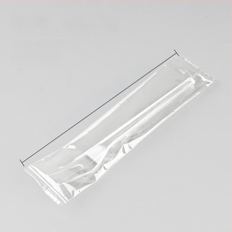 Furculiță de fructe de unică folosință, cu două dinți, stil occidental, din plastic, prietenoasă cu copiii, design modern minimalist.