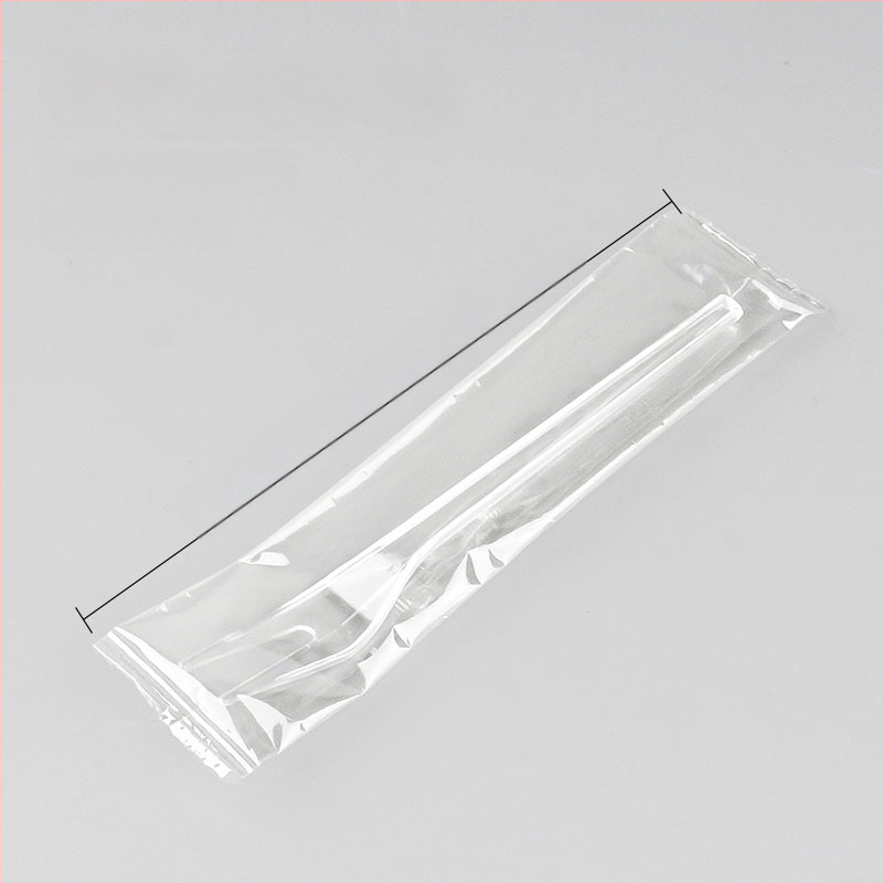 Furculiță de fructe de unică folosință, cu două dinți, stil occidental, din plastic, prietenoasă cu copiii, design modern minimalist.