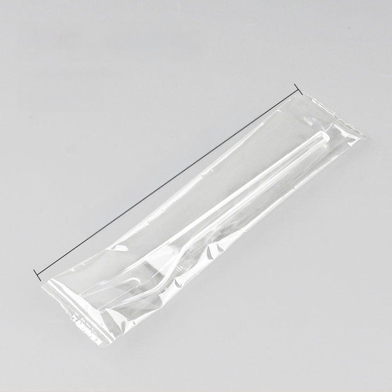 Furculiță de fructe de unică folosință, cu două dinți, stil occidental, din plastic, prietenoasă cu copiii, design modern minimalist.