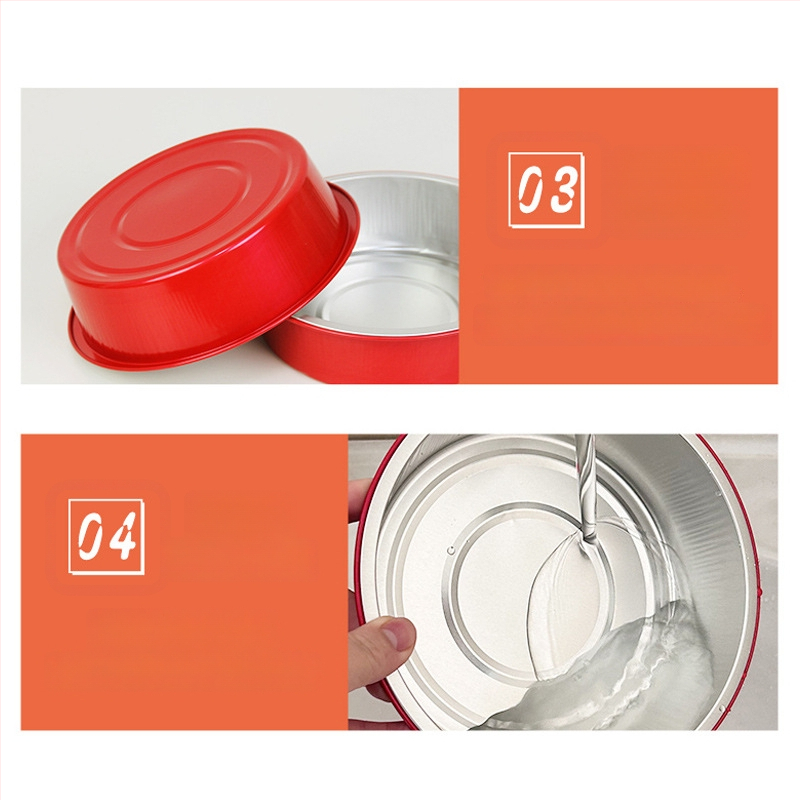 Mudis δίσκος μίας χρήσης από αλουμινόφυλλο, στρογγυλός, πάχος 0,2 mm, χωρητικότητα 100–3000, διασπώμενο.