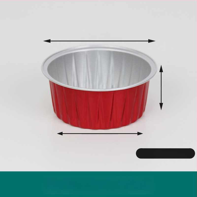 Mudis δίσκος μίας χρήσης από αλουμινόφυλλο, στρογγυλός, πάχος 0,2 mm, χωρητικότητα 100–3000, διασπώμενο.