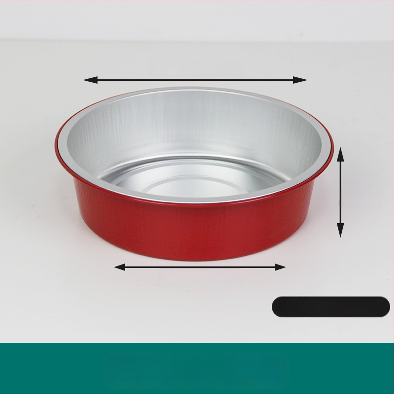 Mudis δίσκος μίας χρήσης από αλουμινόφυλλο, στρογγυλός, πάχος 0,2 mm, χωρητικότητα 100–3000, διασπώμενο.