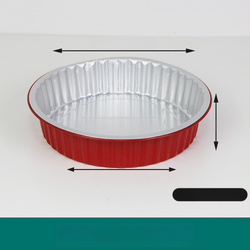 Mudis δίσκος μίας χρήσης από αλουμινόφυλλο, στρογγυλός, πάχος 0,2 mm, χωρητικότητα 100–3000, διασπώμενο.