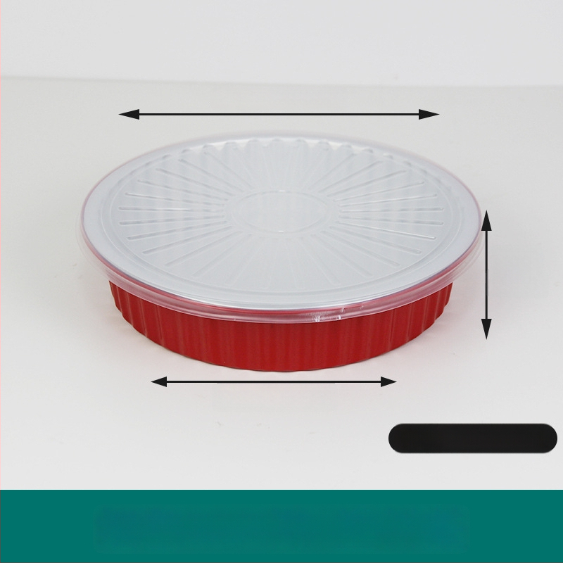 Mudis δίσκος μίας χρήσης από αλουμινόφυλλο, στρογγυλός, πάχος 0,2 mm, χωρητικότητα 100–3000, διασπώμενο.