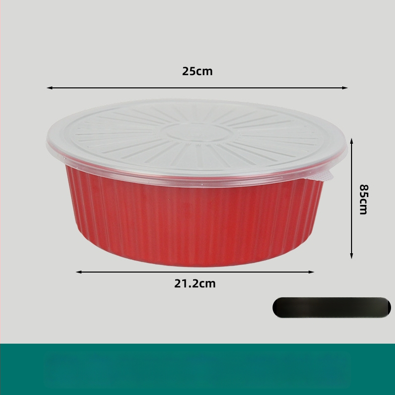 Mudis δίσκος μίας χρήσης από αλουμινόφυλλο, στρογγυλός, πάχος 0,2 mm, χωρητικότητα 100–3000, διασπώμενο.