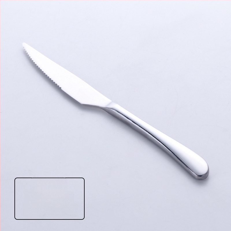 Σετ μαχαιροπήρουνα από ανοξείδωτο ατσάλι: μαχαίρι, πιρούνι και κουτάλι; λεπίδα μαχαιριού 420, κουτάλι και πιρούνι 304; καθρέφτης φινίρισμα; δυνατότητα λογότυπου