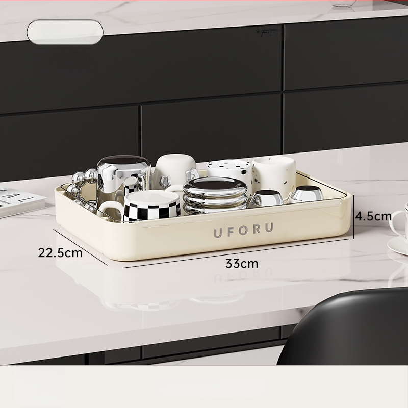 Държач за чаши и настолен органайзер с двойно ниво поднос за отцеждане – модел 985, артикул F977JSM97T5HTM, стил: универсален, материал: коприна