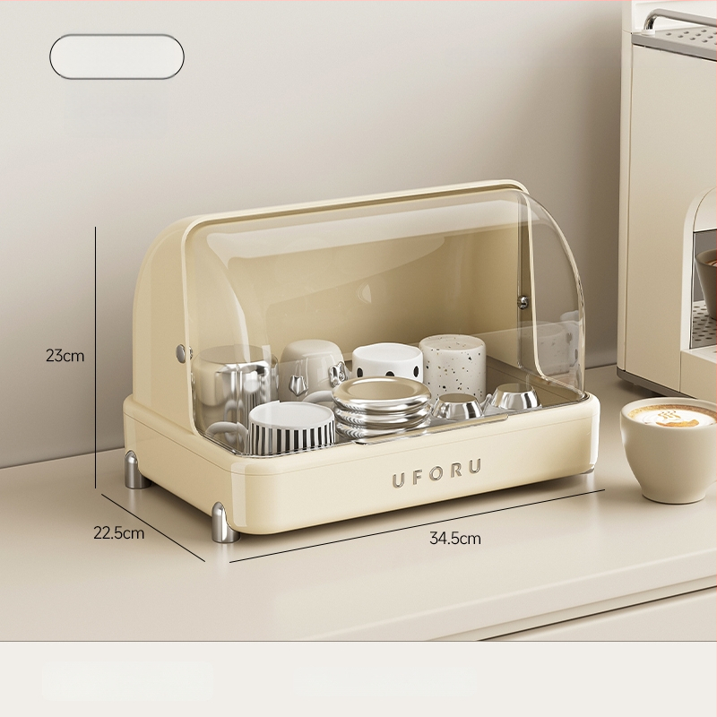 Държач за чаши и настолен органайзер с двойно ниво поднос за отцеждане – модел 985, артикул F977JSM97T5HTM, стил: универсален, материал: коприна