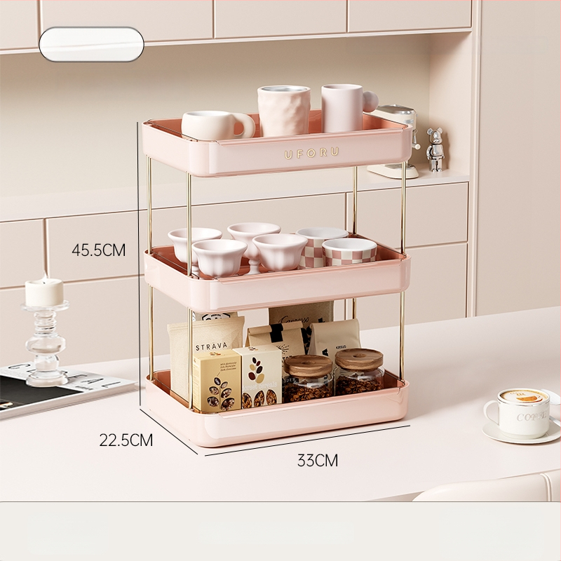 Държач за чаши и настолен органайзер с двойно ниво поднос за отцеждане – модел 985, артикул F977JSM97T5HTM, стил: универсален, материал: коприна