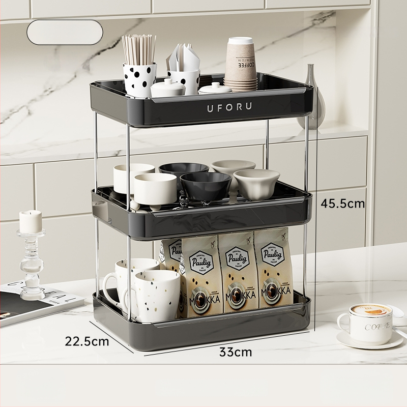 Държач за чаши и настолен органайзер с двойно ниво поднос за отцеждане – модел 985, артикул F977JSM97T5HTM, стил: универсален, материал: коприна