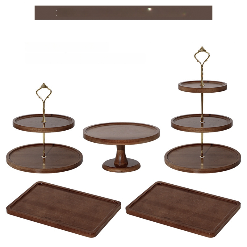 Πολυεπίπενο σταντ επίδειξης γλυκών για τραπέζι, διακόσμηση με μεταξωτά λουλούδια, μοντέρνο μινιμαλιστικό στυλ, Yi xi, Πρώτης Κατηγορίας Ποιότητα