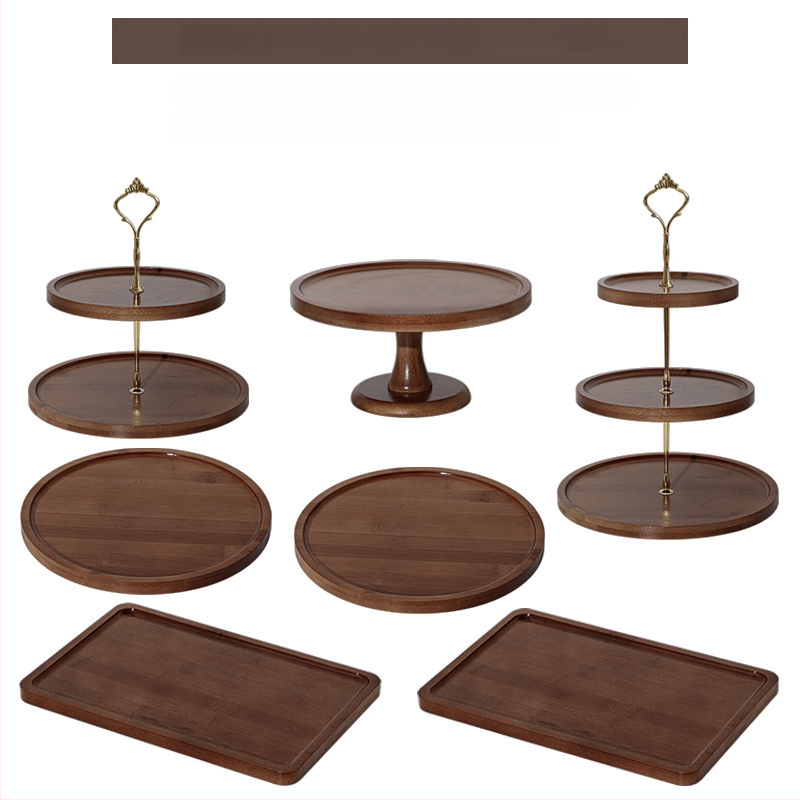 Πολυεπίπενο σταντ επίδειξης γλυκών για τραπέζι, διακόσμηση με μεταξωτά λουλούδια, μοντέρνο μινιμαλιστικό στυλ, Yi xi, Πρώτης Κατηγορίας Ποιότητα