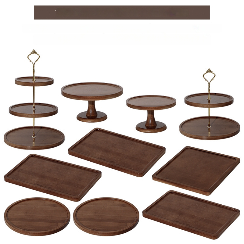 Πολυεπίπενο σταντ επίδειξης γλυκών για τραπέζι, διακόσμηση με μεταξωτά λουλούδια, μοντέρνο μινιμαλιστικό στυλ, Yi xi, Πρώτης Κατηγορίας Ποιότητα