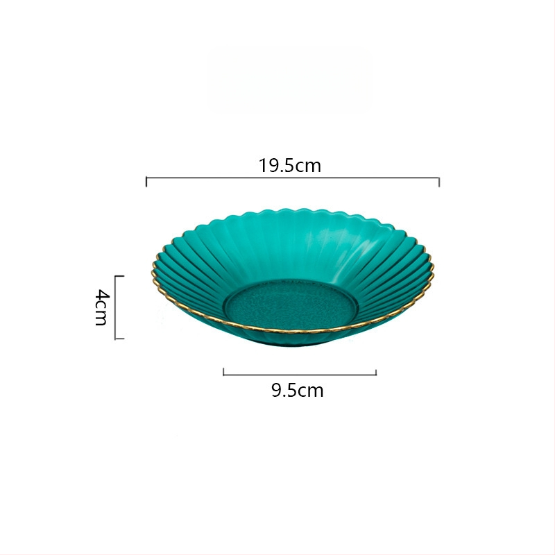 Set din sticlă pentru fructe și boluri pentru salată – rotund, design minimalist modern; diametre 10–11 cm, 13–14 cm și 18–19 cm; sticlă rezistentă la căldură