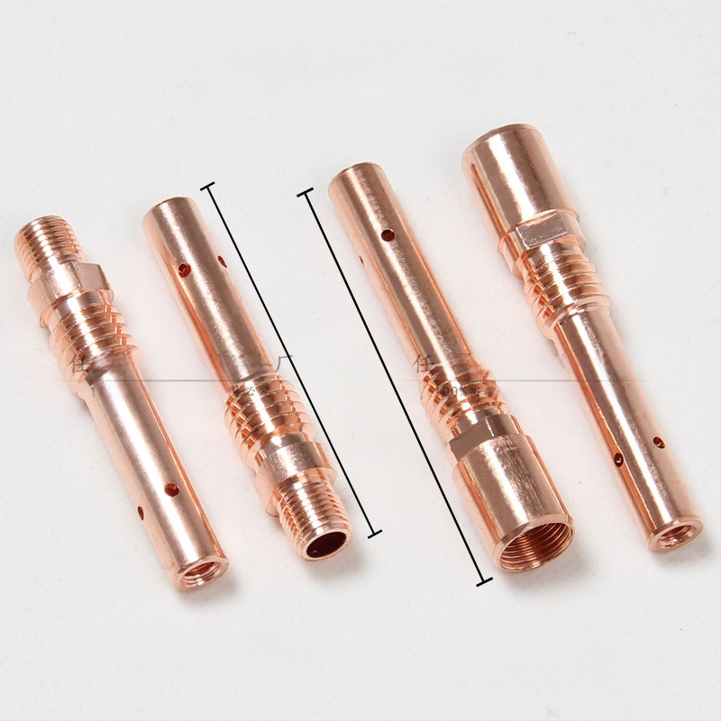 Газозащитена заваръчна пушка: свързващ прът, медно-бронзова конструкция (Тип: газозащитено заваряване; Материал: мед/бронз; Приложение: заваряване на различни метали; Серия: Panasonic)