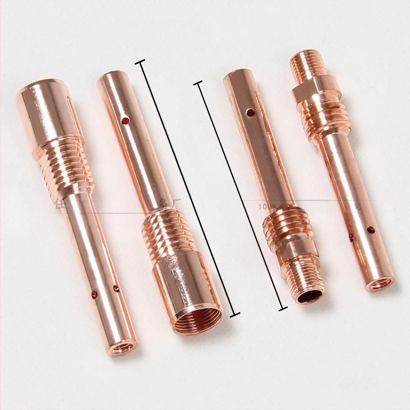 Газозащитена заваръчна пушка: свързващ прът, медно-бронзова конструкция (Тип: газозащитено заваряване; Материал: мед/бронз; Приложение: заваряване на различни метали; Серия: Panasonic)