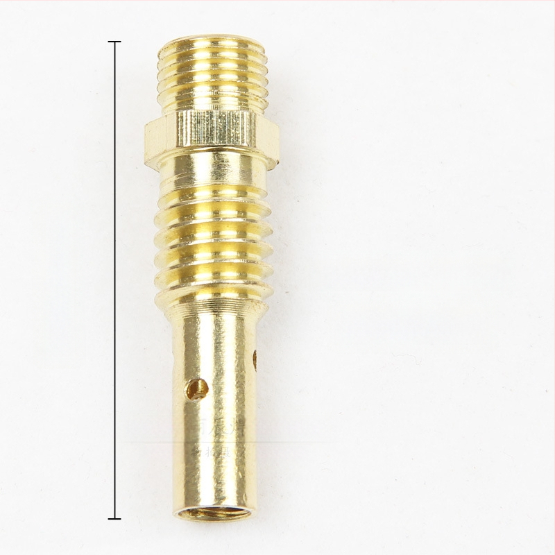 Газозащитена заваръчна пушка: свързващ прът, медно-бронзова конструкция (Тип: газозащитено заваряване; Материал: мед/бронз; Приложение: заваряване на различни метали; Серия: Panasonic)