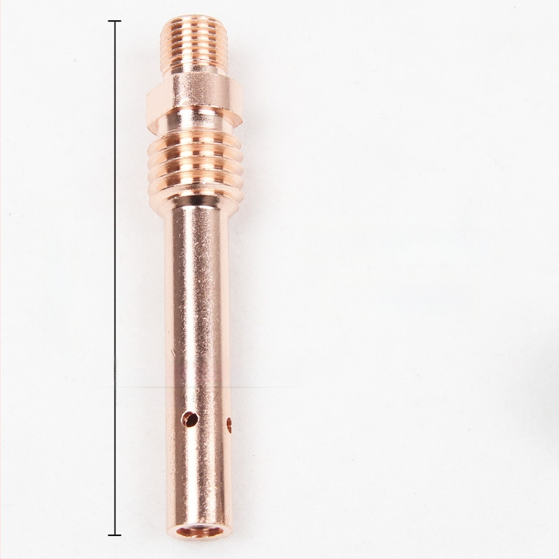 Газозащитена заваръчна пушка: свързващ прът, медно-бронзова конструкция (Тип: газозащитено заваряване; Материал: мед/бронз; Приложение: заваряване на различни метали; Серия: Panasonic)