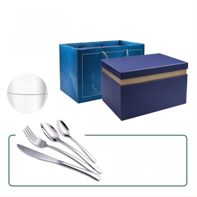 Ανοξείδωτο ατσάλι, 24 τεμάχια σετ μαχαιροπήρουνα δυτικού τύπου - χειροποίητο, με δυνατότητα εξατομίκευσης, υψηλής ποιότητας ρετρό στυλ