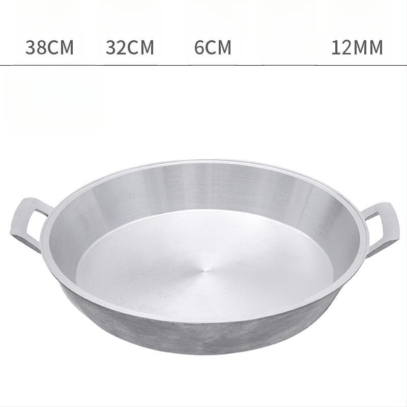 Alumínium serpenyő tapadásmentes bevonattal, egyetlen alappal, kínai stílusú palacsintás serpenyő