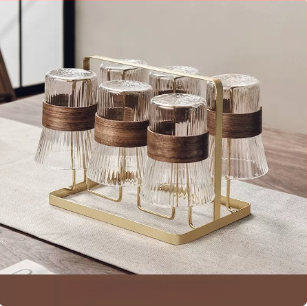 Gnas Bohemia stil staklenog seta čaša za vodu — toplinski otporno staklo, marka Gnas (CRISTALGLASS), kućne čaše za piće