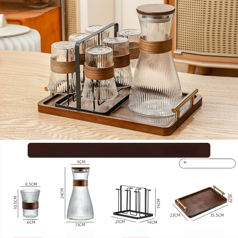 Gnas Bohemia stil staklenog seta čaša za vodu — toplinski otporno staklo, marka Gnas (CRISTALGLASS), kućne čaše za piće