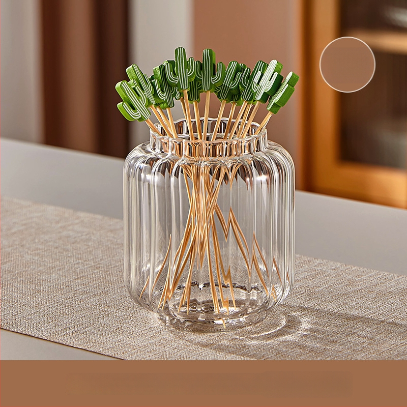 Furculițe din lemn pentru fructe – stil simplu, de unică folosință, lustruite, pentru copii