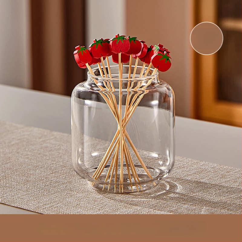 Furculițe din lemn pentru fructe – stil simplu, de unică folosință, lustruite, pentru copii