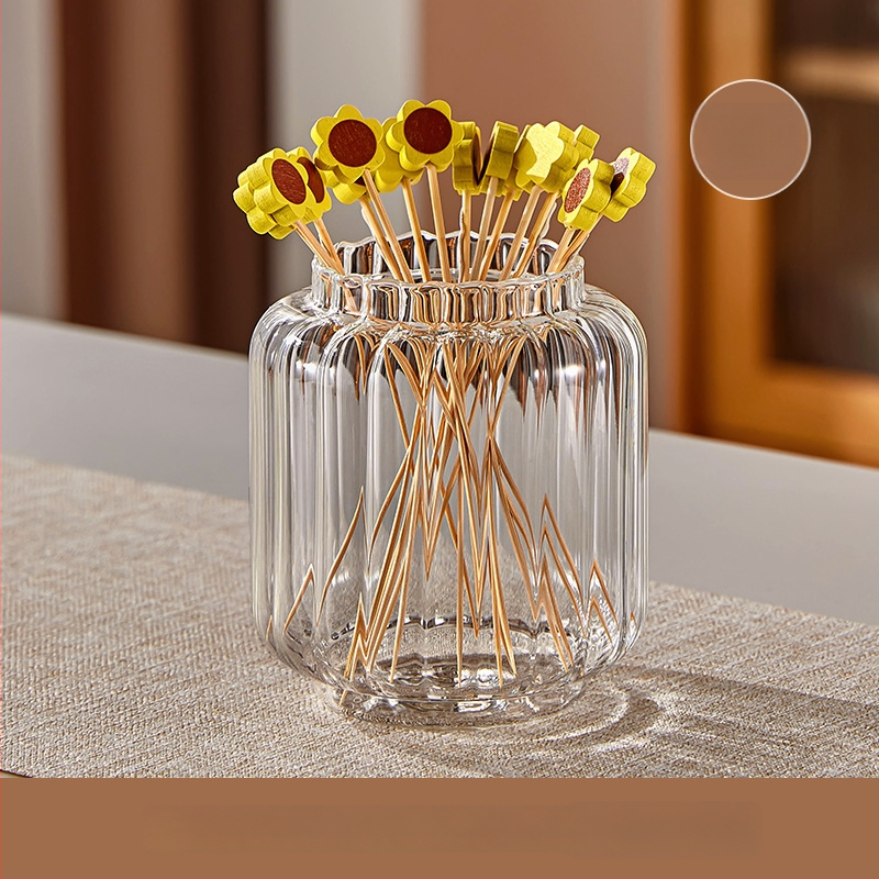 Furculițe din lemn pentru fructe – stil simplu, de unică folosință, lustruite, pentru copii