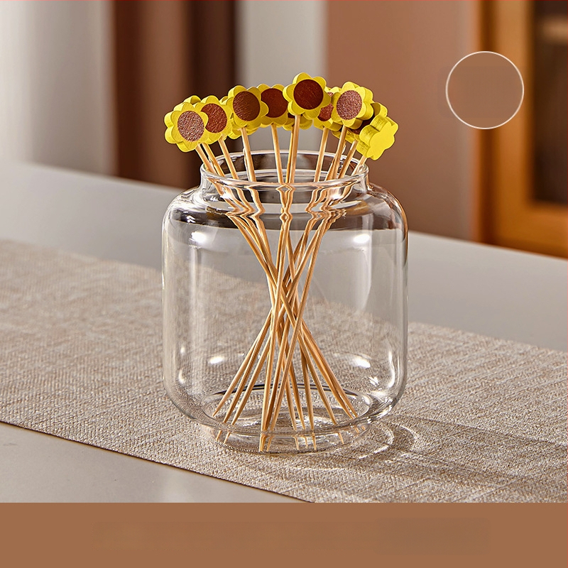 Furculițe din lemn pentru fructe – stil simplu, de unică folosință, lustruite, pentru copii