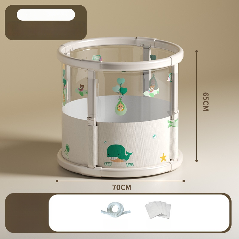 Διπλωμένη λεκάνη μπάνιου για μωρά — υλικό tarpaulin, κατάλληλη για μπάνιο παιδιών, μάρκα Cotton face, κωδικός Oc82