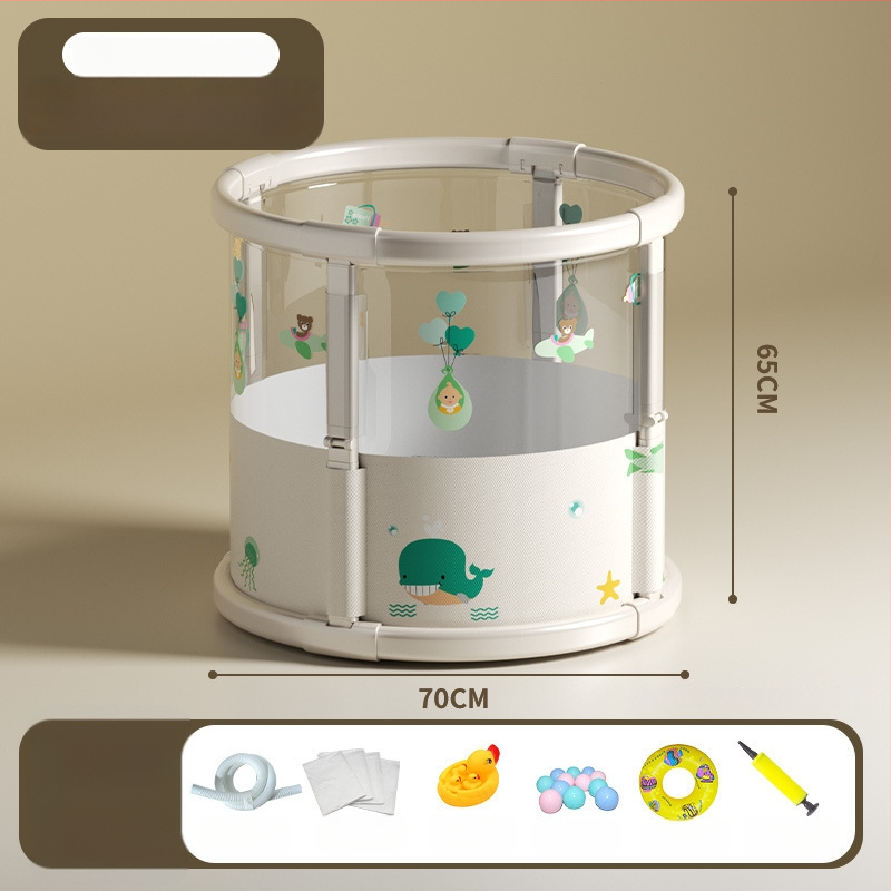 Διπλωμένη λεκάνη μπάνιου για μωρά — υλικό tarpaulin, κατάλληλη για μπάνιο παιδιών, μάρκα Cotton face, κωδικός Oc82