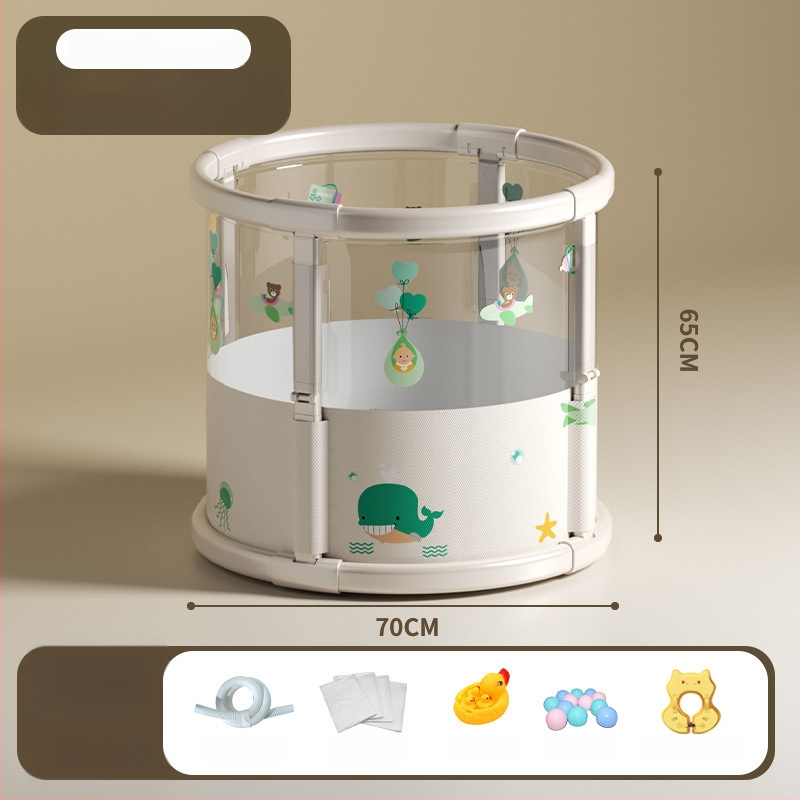 Διπλωμένη λεκάνη μπάνιου για μωρά — υλικό tarpaulin, κατάλληλη για μπάνιο παιδιών, μάρκα Cotton face, κωδικός Oc82