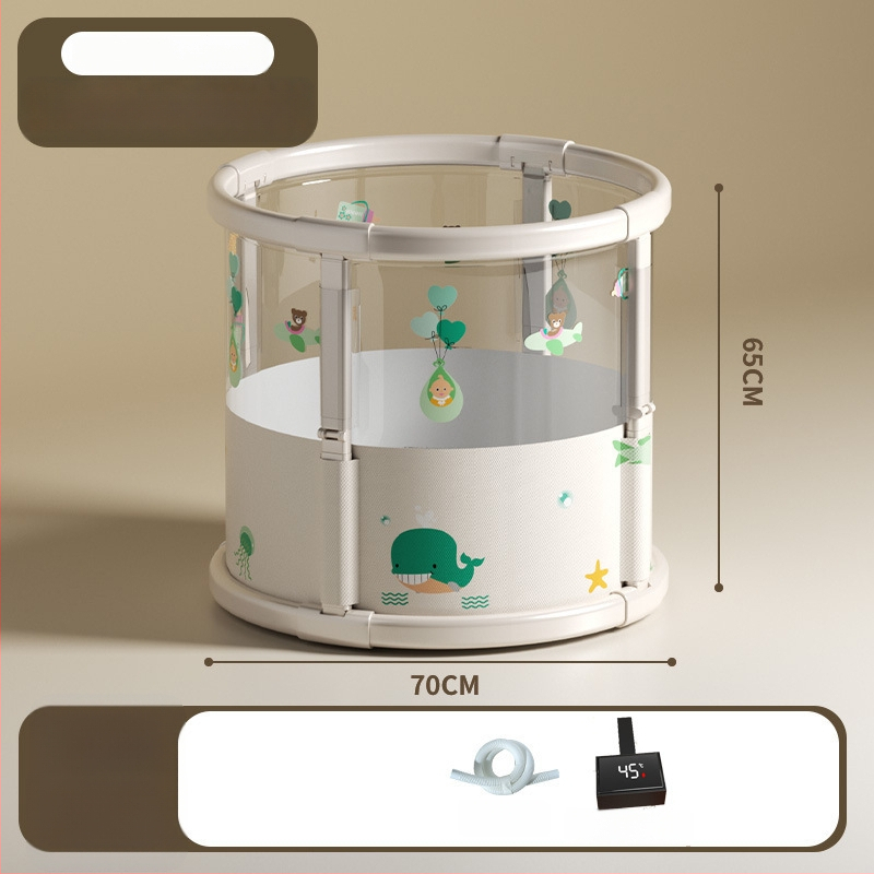 Διπλωμένη λεκάνη μπάνιου για μωρά — υλικό tarpaulin, κατάλληλη για μπάνιο παιδιών, μάρκα Cotton face, κωδικός Oc82