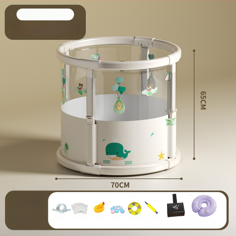 Διπλωμένη λεκάνη μπάνιου για μωρά — υλικό tarpaulin, κατάλληλη για μπάνιο παιδιών, μάρκα Cotton face, κωδικός Oc82